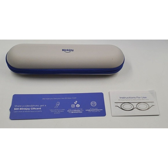 Blinkjoy Hydrating Sleep Mask 2nd Gen Dry Eye Night Mask w/ Case & Box - Picture 5 of 16